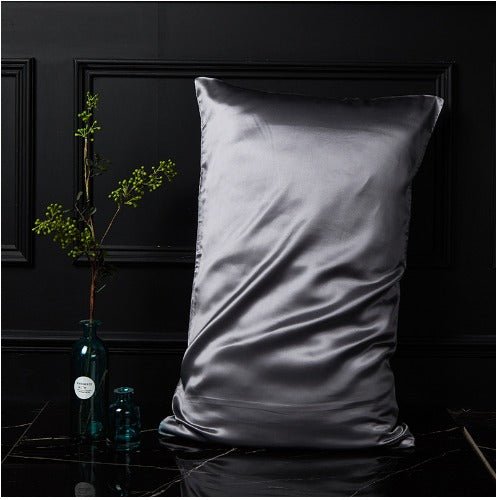 The Supreme Gray Silk Pillow Softness &amp; Protection for Curly Hair